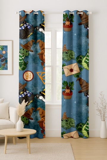 Wizarding Mascots Curtains