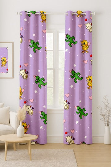 FF lilac Curtains